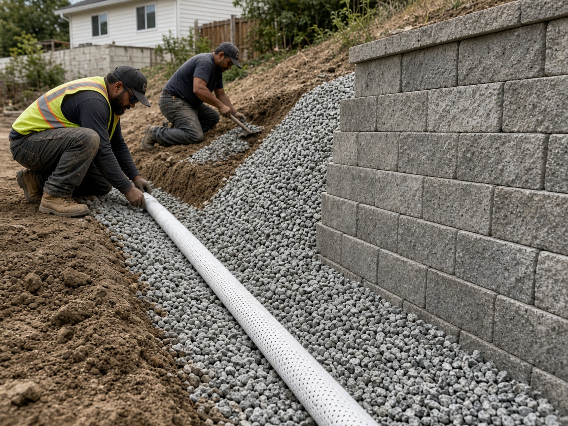 Retaining Wall Drainage