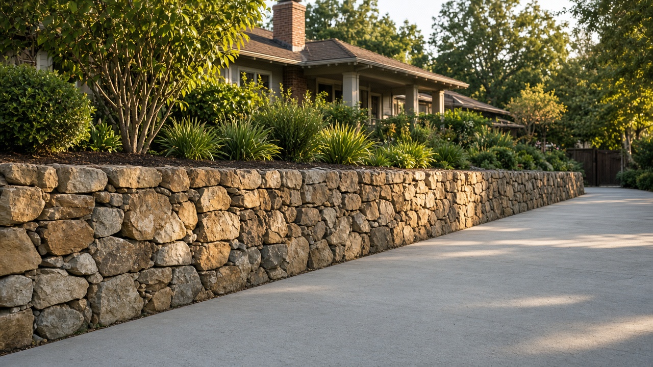 Stone Retaining Walls in San Jose CA